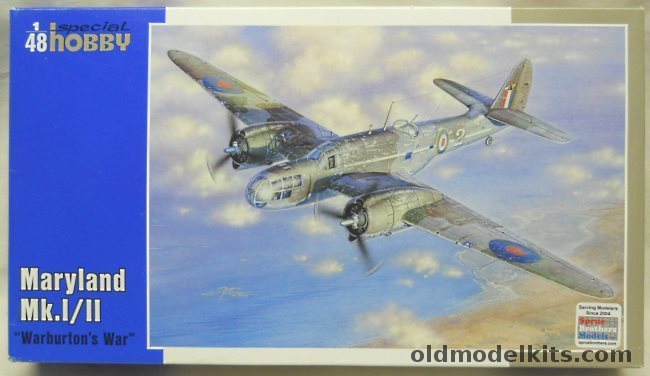 Special Hobby 1/48 Martin Maryland Mk.I/II Warburtons War, SH 48077 plastic model kit